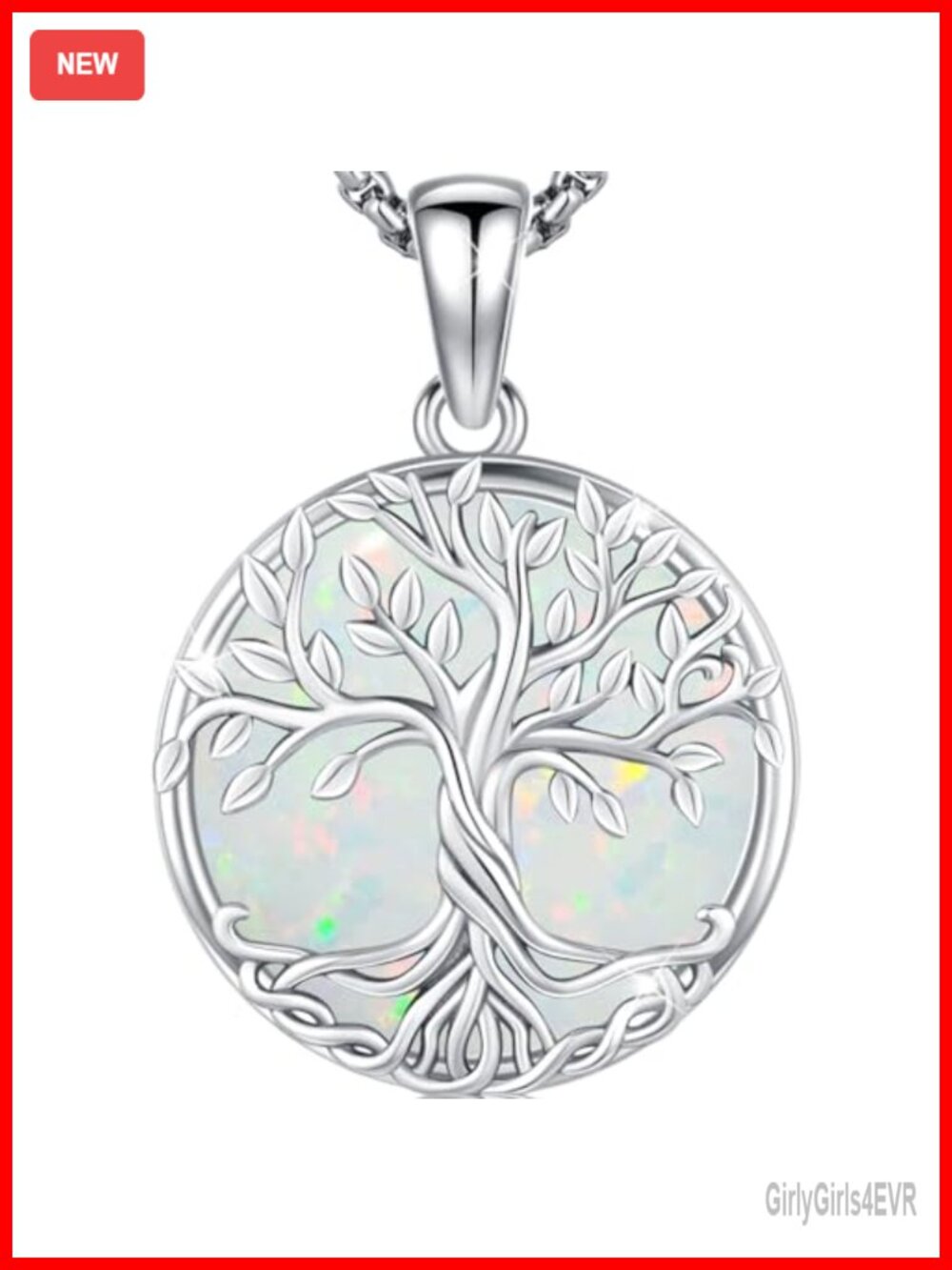 925 Sterling Silver Tree of Life Pendant Necklace Celtic Knot 22in Box Chain
